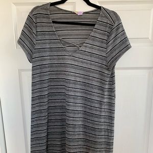 Hem & Thread Stripped Dress
